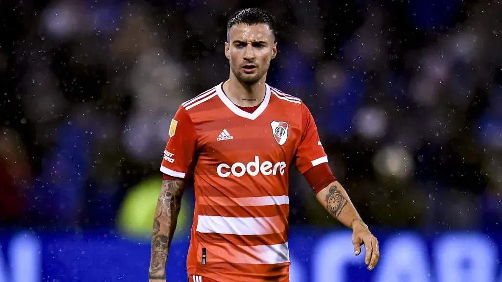 Emanuel Mammana durante un partido de River. (Foto: Getty)