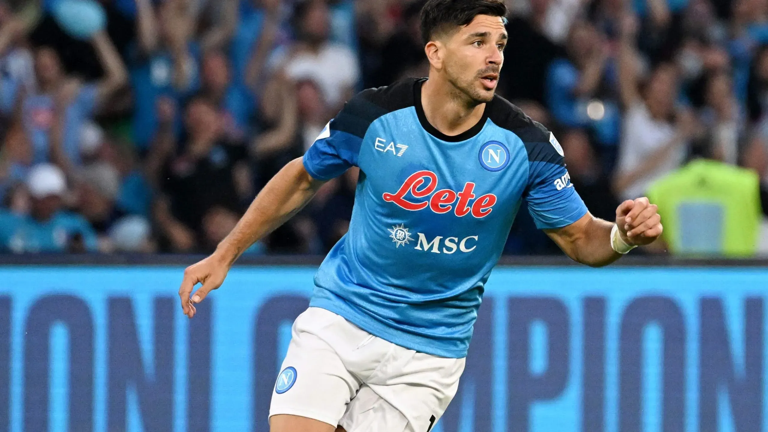El futuro de Giovanni Simeone estaría lejos del Napoli. ¿Irá a la Lazio? Getty Images.