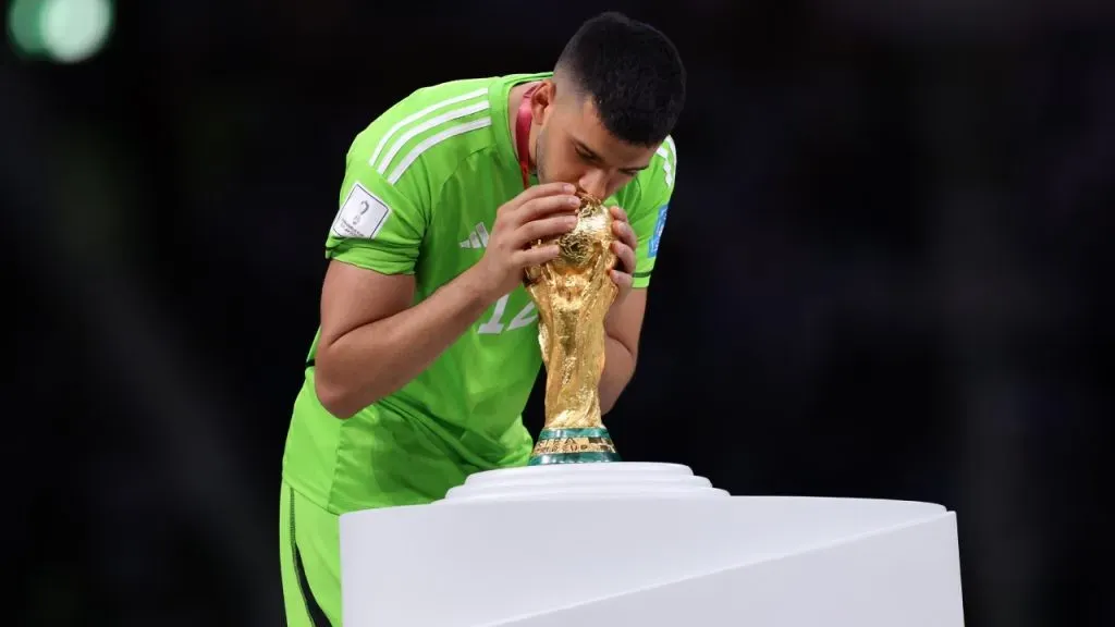 Rulli, campeón del mundo con Argentina en Qatar 2022 (Getty Images).