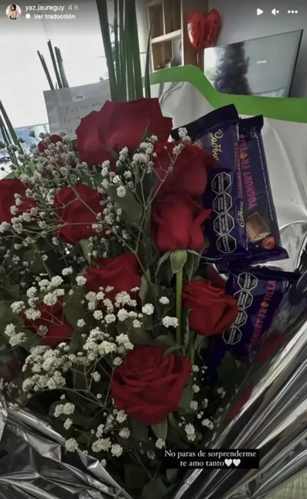 Lindo gesto del Colo Barco con su pareja.