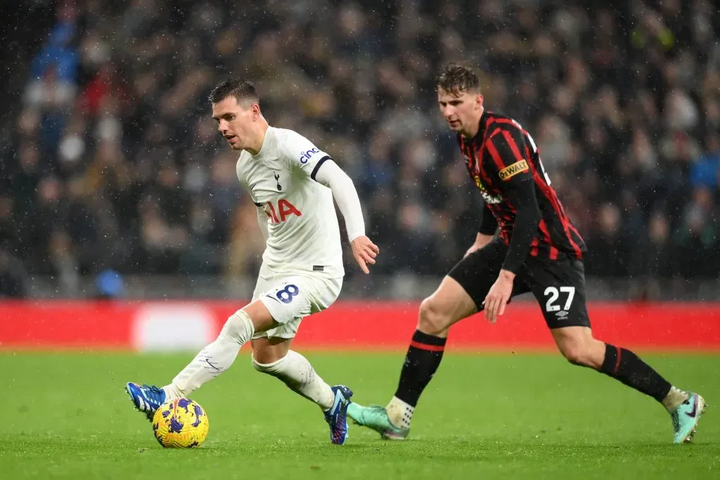 Lo Celso fue figura del último partido de los Spurs en 2023.