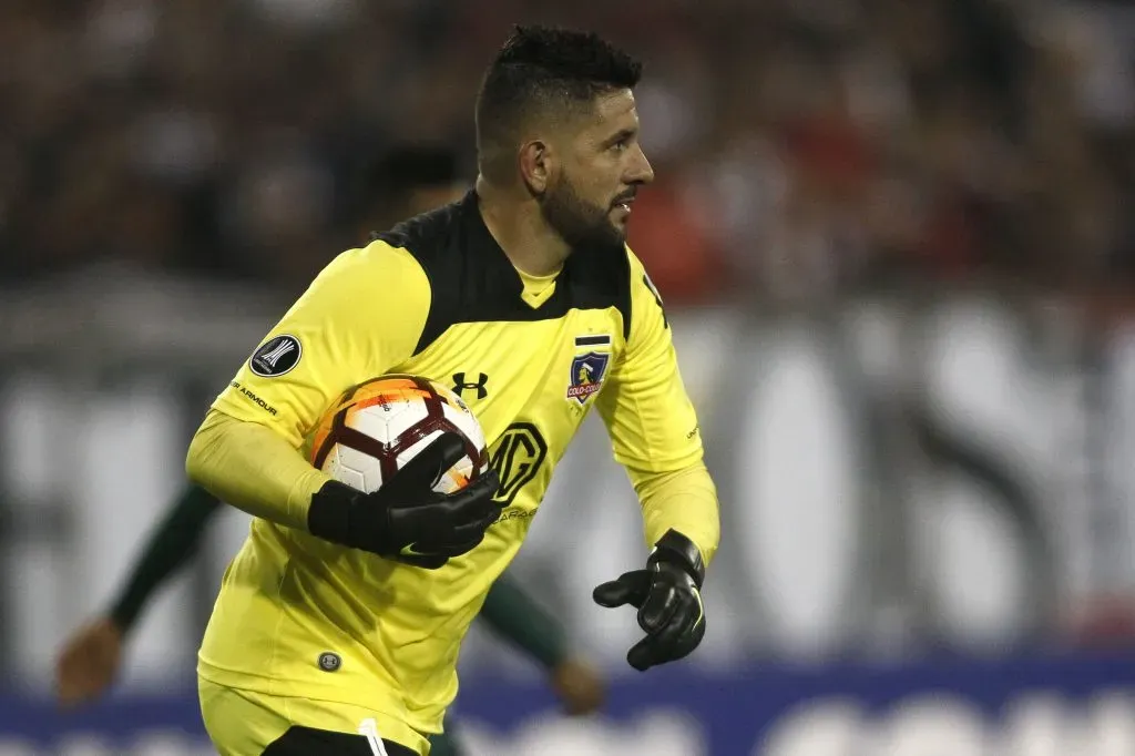 Agustín Orión durante su estadía en Colo Colo. (Foto: Getty).
