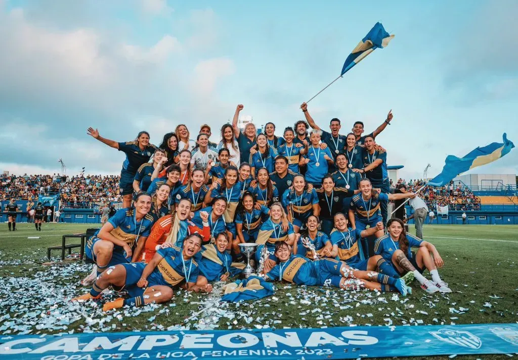 Boca fue campeón dos veces en este 2023. Fota Boca Fem.