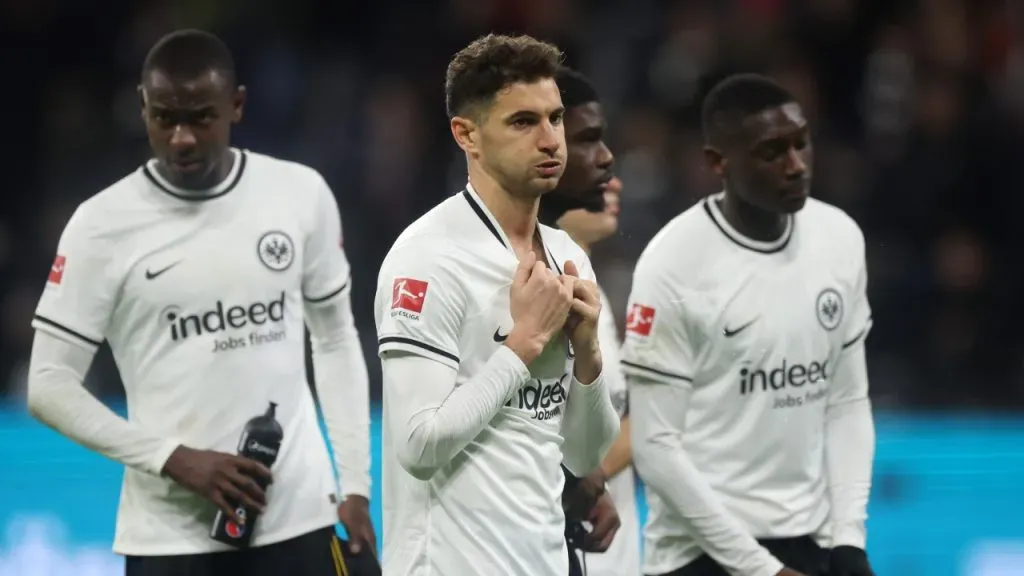 Lucas Alario, jugando para Eintracht Frankfurt (Getty Images).