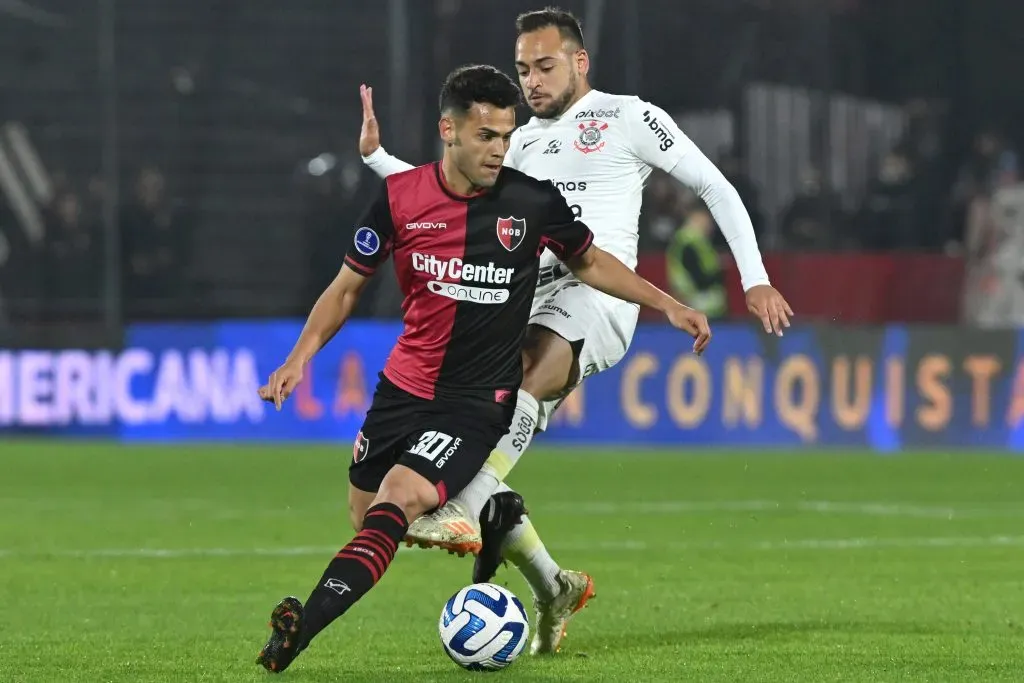 Cristian Ferreira durante su paso por Newell’s. (Getty Images)