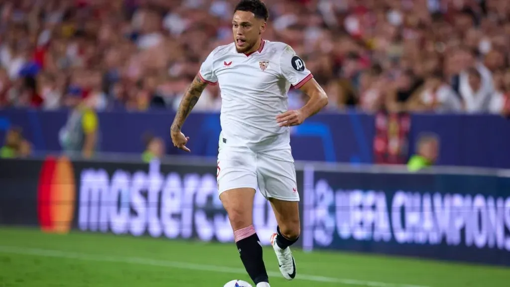 Lucas Ocampos apunta a seguir como titular con Sevilla (Getty Images).