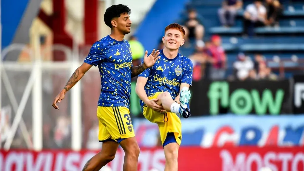 Medina y Barco, jóvenes figuras de Boca