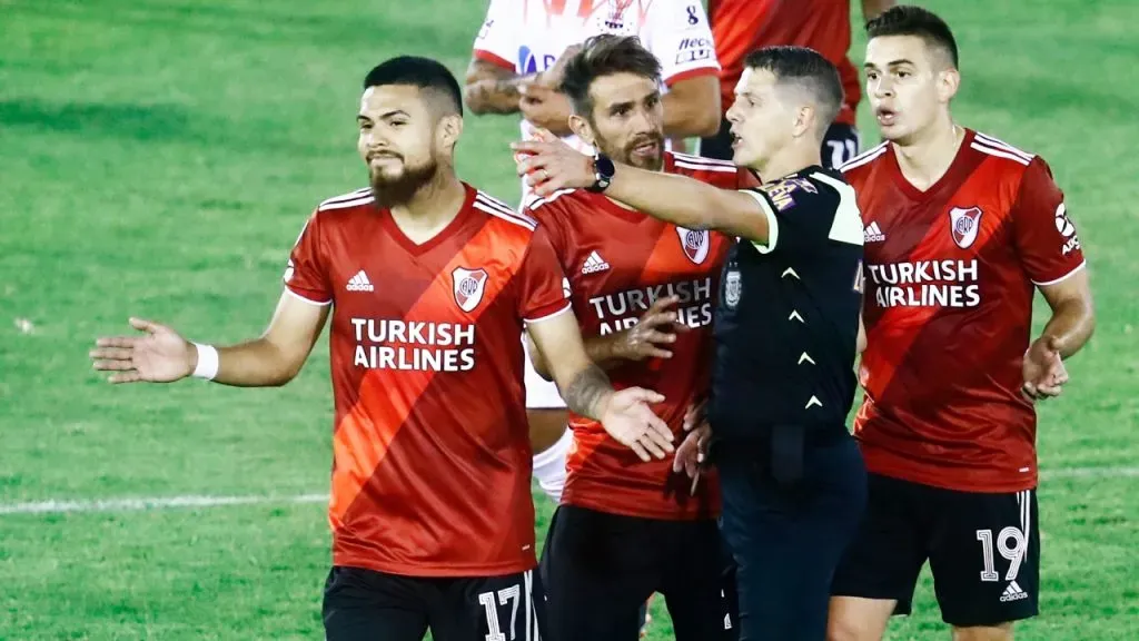 Ponzio y Borré compartieron plantel en River (Getty Images).