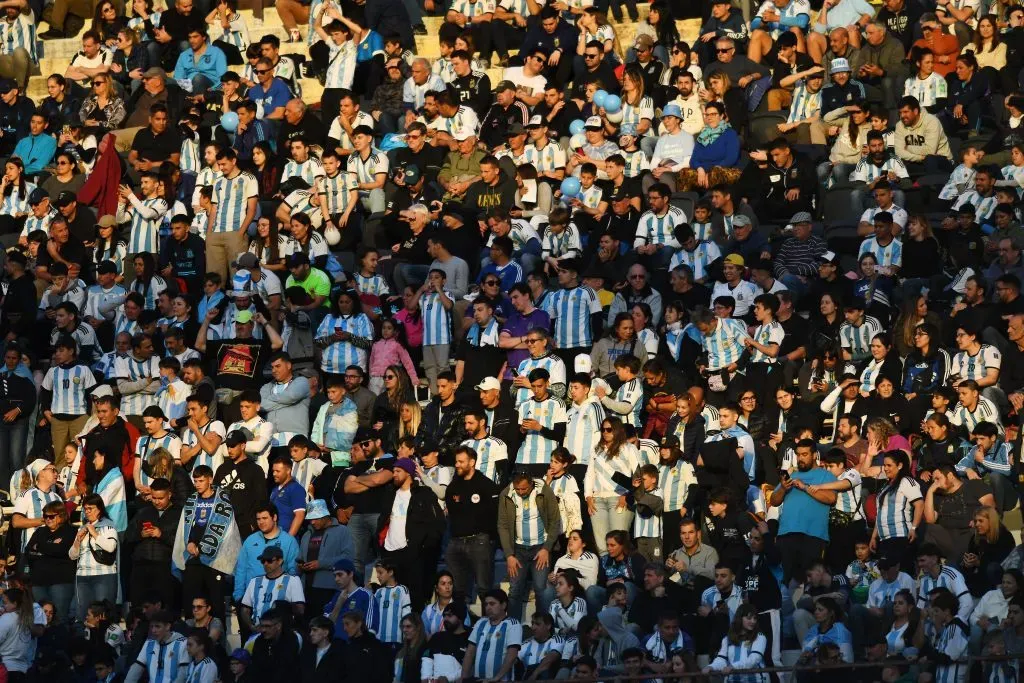 Argentina enfrentará a Chile con la mitade del aforo. (Foto: Getty).