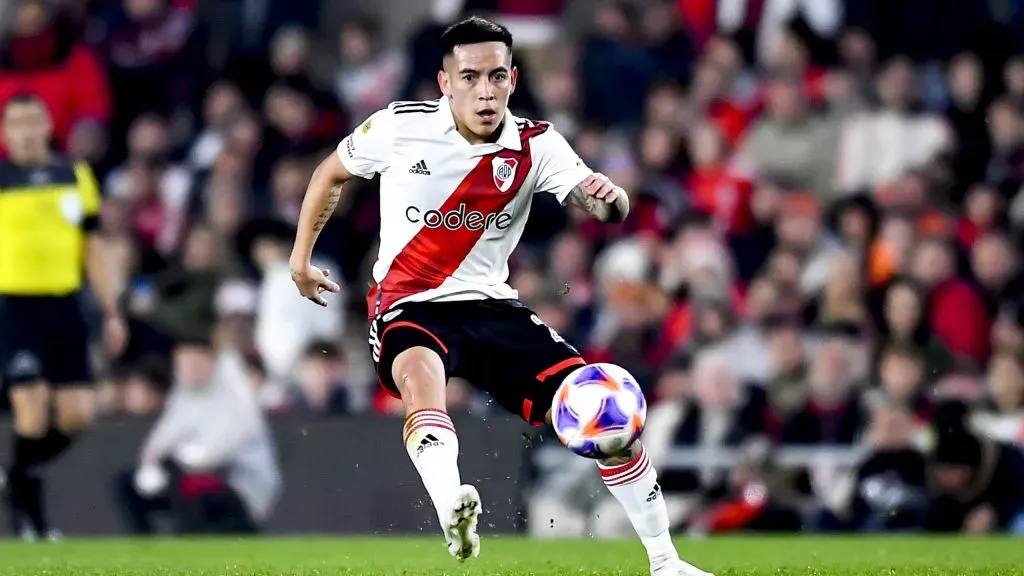 Esequiel Barco, una de las figuras de River. (Getty Images)