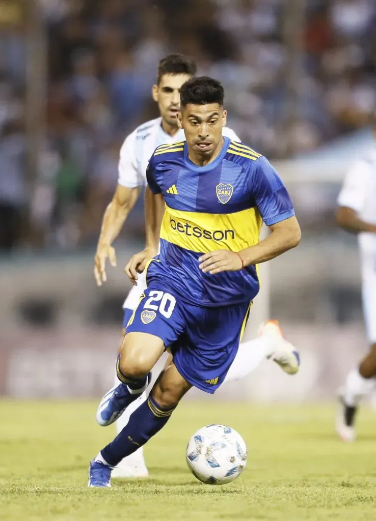 Juan Ramírez, en el amistoso Boca vs. Gimnasia y Tiro de Salta