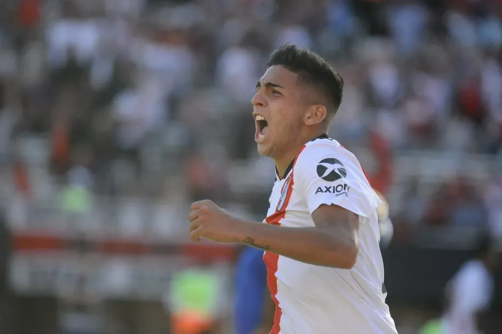 Hernán López Muñoz jugó solamente un partido en la Primera de River. (Foto: Getty).