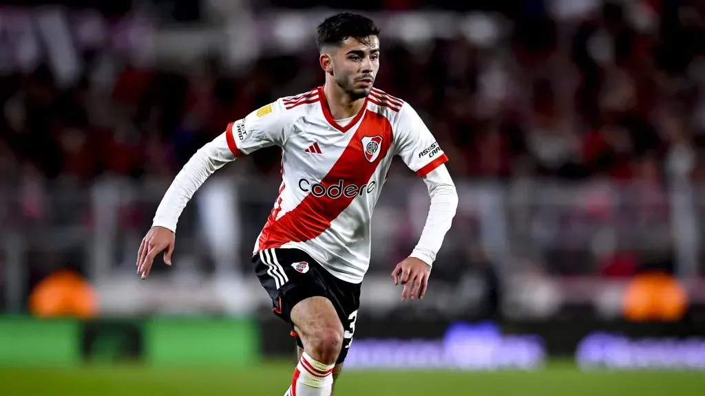 Santiago Simón, producto de la cantera de River. (Foto: Getty)