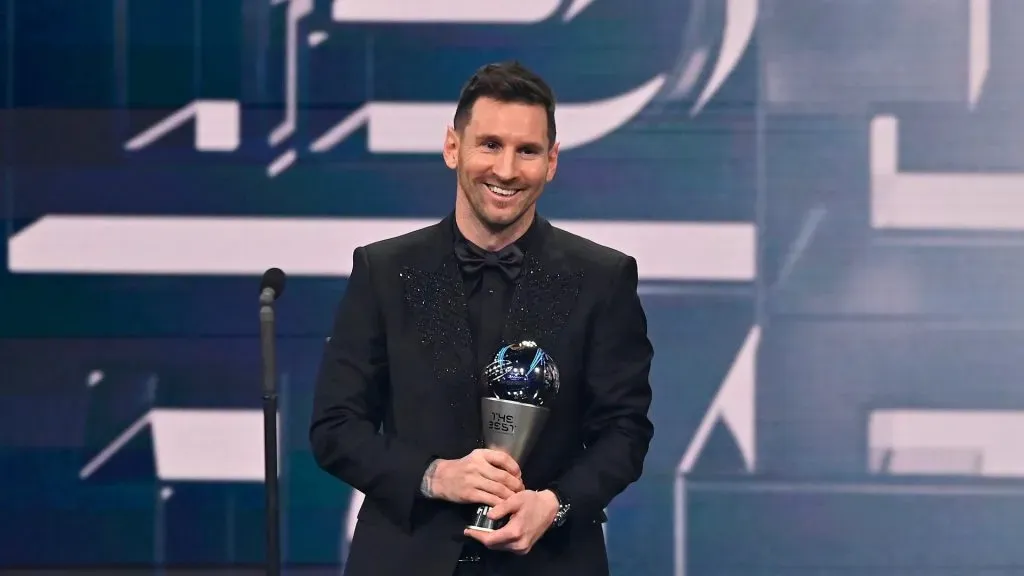 Messi tiene más premios The Best (3) que ningún otro jugador en la historia.