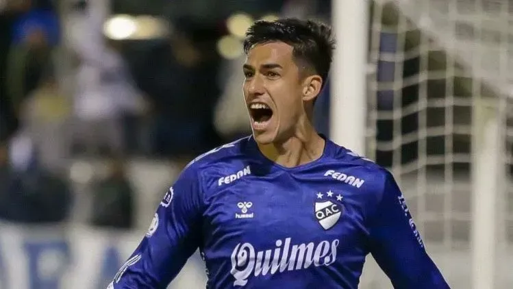 Renzo Giampaoli en Quilmes. (Prensa Quilmes)