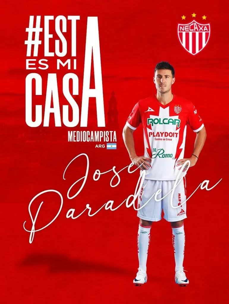 José Paradela, nuevo jugador de Necaxa. (Foto: Necaxa)