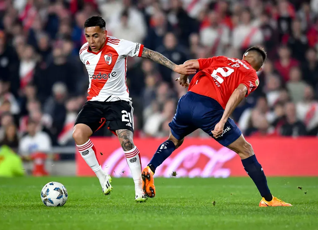 Esequiel Barco, gran figura de River. (Foto: Getty)