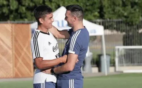 Scaloni elogió a Paulo Dybala.