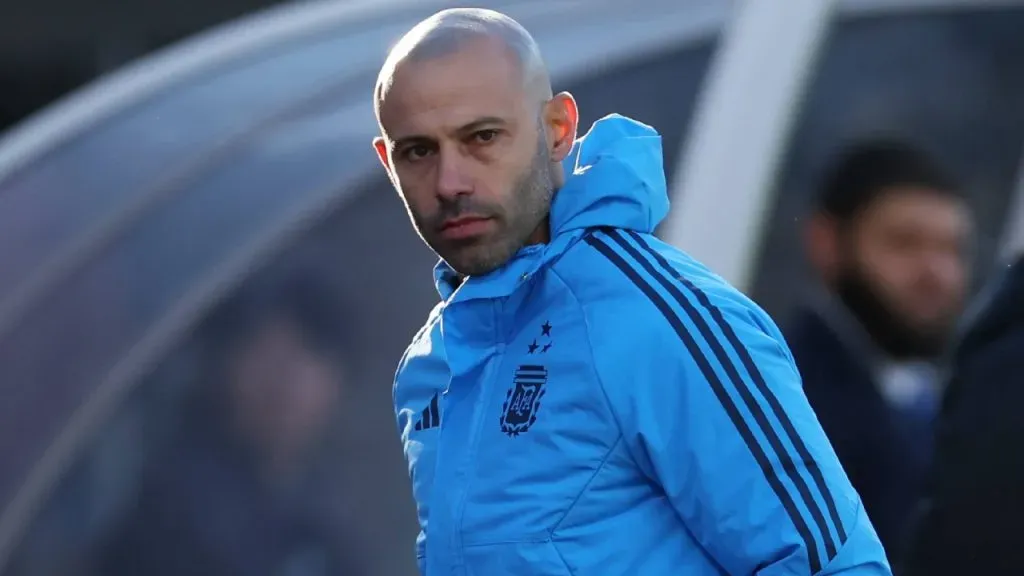 Javier Mascherano, técnico de la Sub 23 de Argentina (IMAGO / AFLOSPORT).