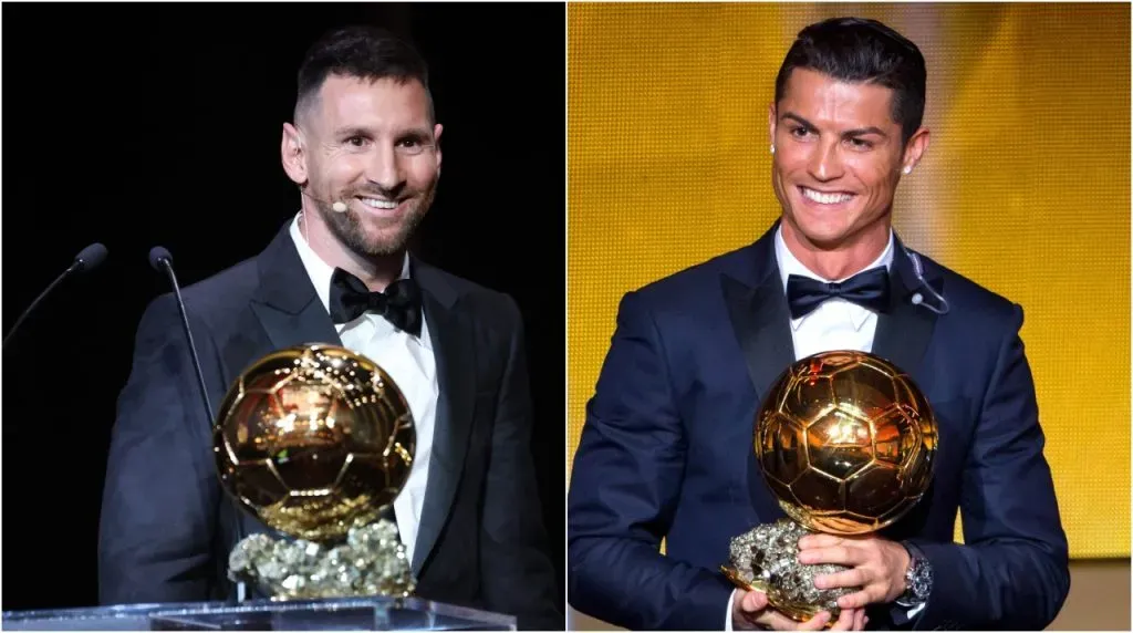Messi y Cristiano han ganado 8 y 5 Balones de Oro, respectivamente