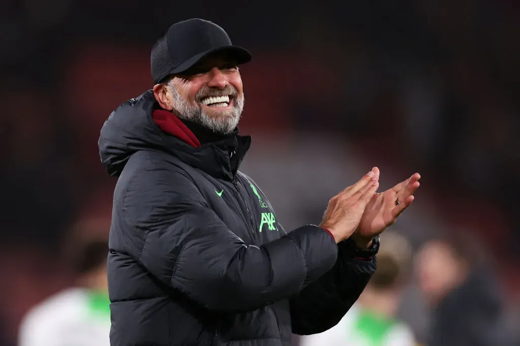 Klopp sonríe: Liverpool es líder en soledad en la Premier League (Getty)