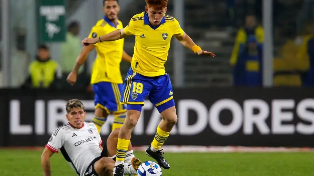 Carlos Palacios jugó contra Boca en la última Copa Libertadores 2023 (Getty Images).