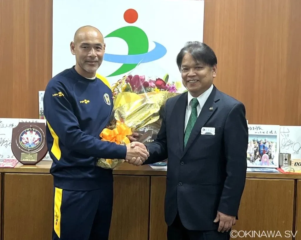 Takahara, presidente de Okinawa SV. (Foto: Prensa Okinawa).