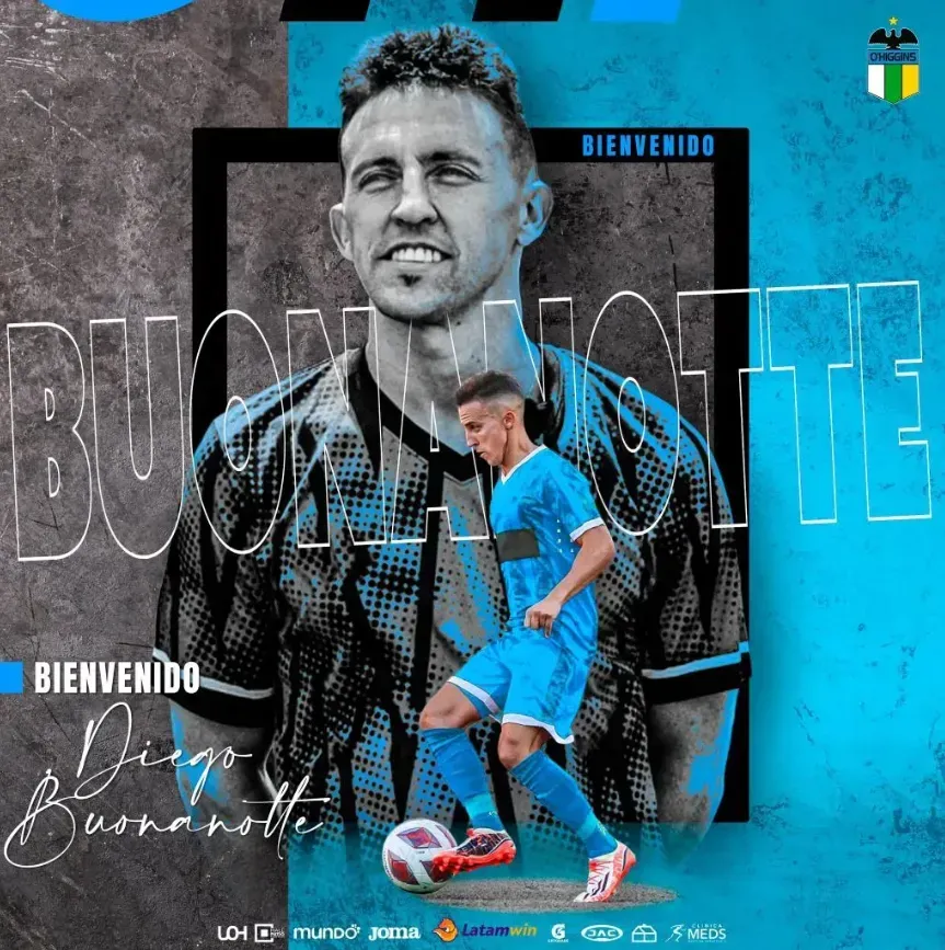 La presentación de Diego Buonanotte. (Foto: O’Higgins)