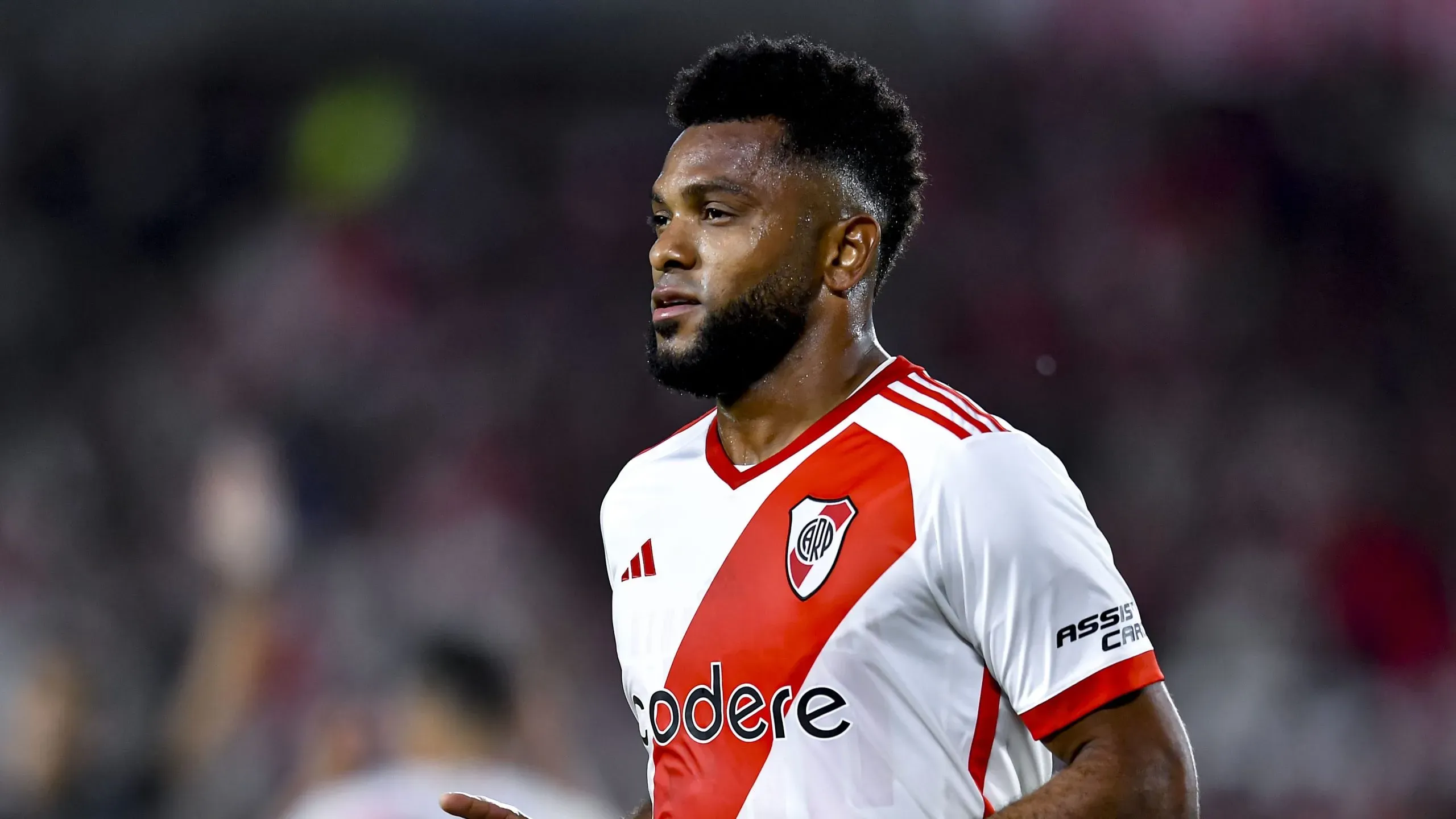 Miguel Borja todavía aguarda por su gran momento con la camiseta de River. (Getty)