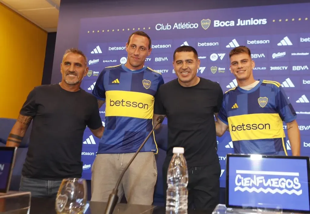 Boca presentó sus refuerzos. (Foto: Prensa Boca)
