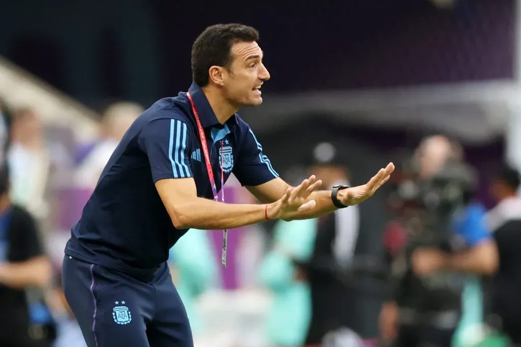 Scaloni reveló que quiere dirigir en el fútbol de España. (Getty Images)