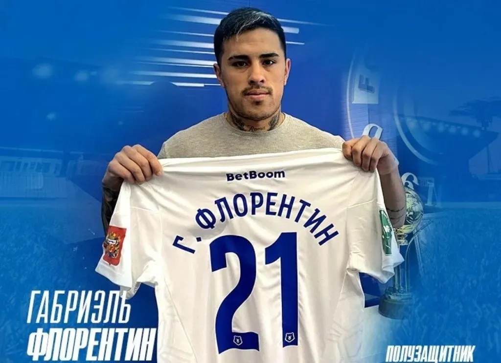 Gabriel Florentín, el jugador de Orenburg que busca Boca. (Press Orenburg)