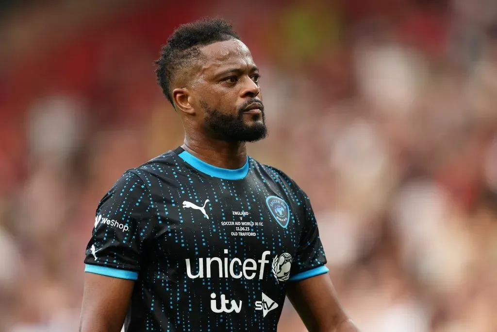 Patrice Evra no está convencido del fichaje de Toney. (Photo by Matt McNulty/Getty Images)