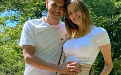 Exequiel Palacios y Yésica Frías cuando aún eran pareja. (Instagram: @yesifrias_)