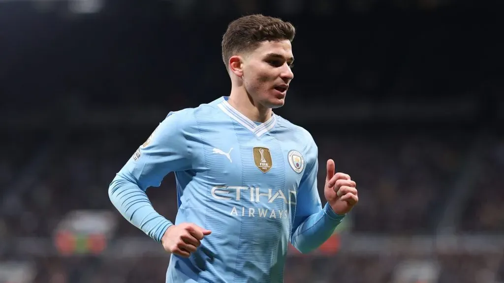 Julián Álvarez, pieza clave en Manchester City. (Foto: Getty)