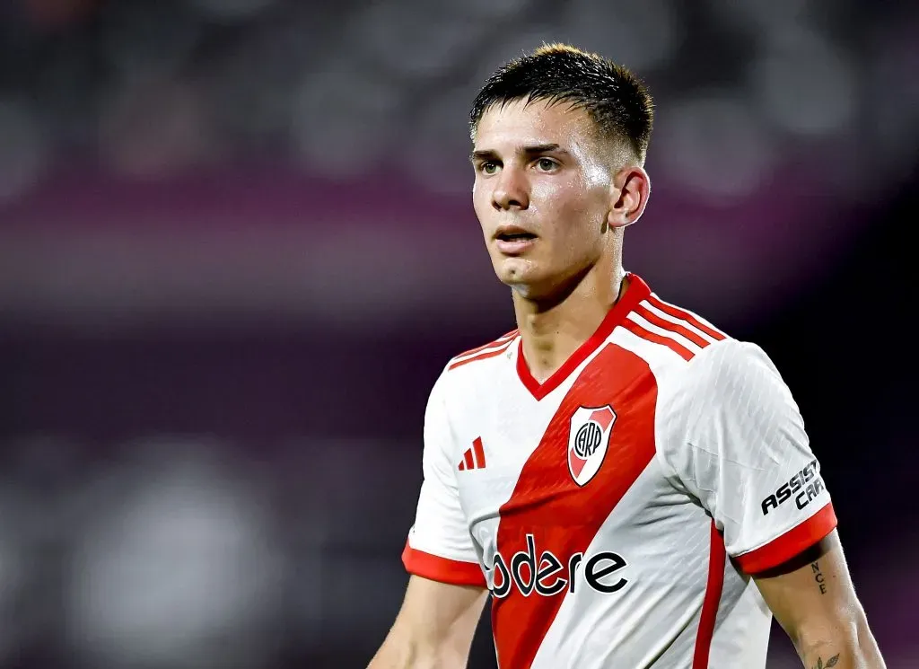 Mastantuono, la aparición rutilante que tuvo River en el inicio de 2024.