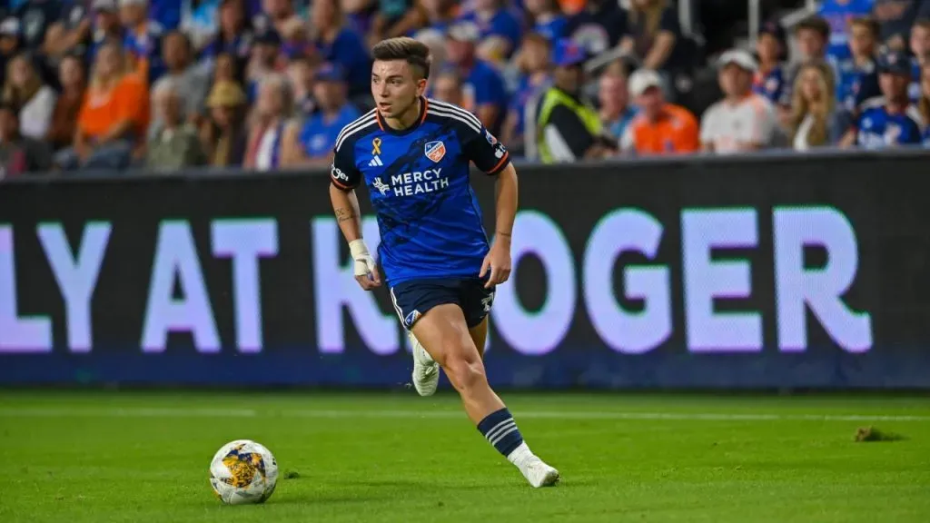 Álvaro Barreal, jugando para FC Cincinnati