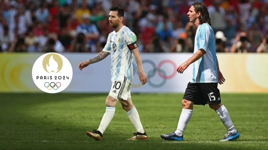 La AFA ya trabaja para contar con Lionel Messi en los Juegos Olímpicos de París 2024. Getty Images.