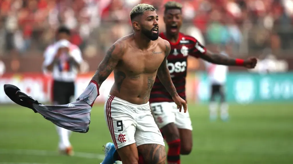 Gagibol, el verdugo de River en la final de Lima en 2019. (Getty)