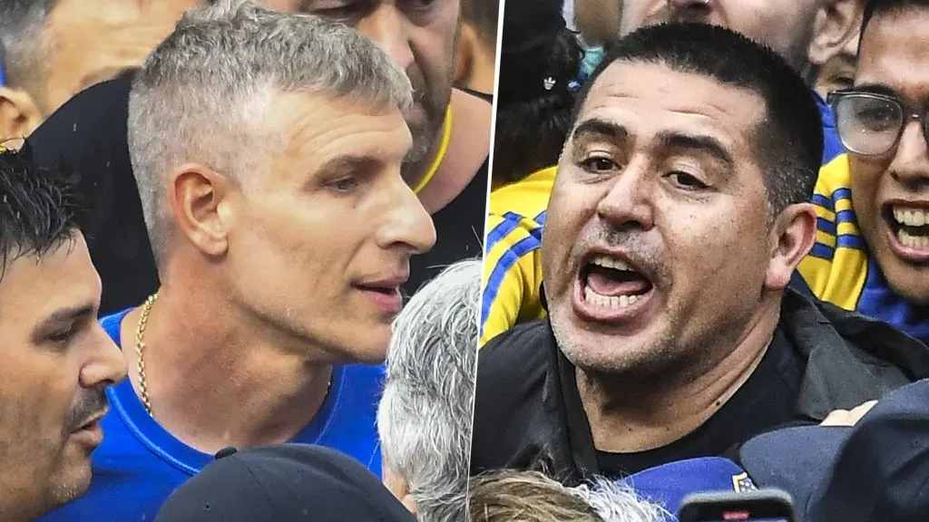 Palermo y Riquelme, enfrentados en las últimas elecciones de Boca.