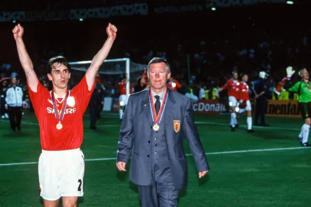 Gary Neville fue parte del United de Ferguson durante más de una década (Photo by Alain Gadoffre / Onze / Icon Sport)
