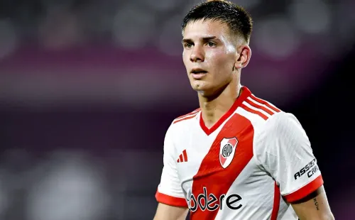 Mastantuono convirtió ante Excursionistas y por Copa Argentina su primer gol en la Primera División de River.