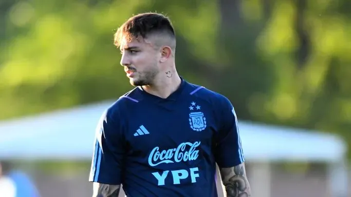Pablo Maffeo en la Selección Argentina. (Getty Images)