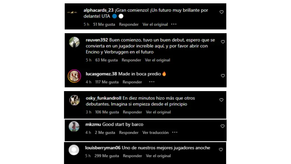 La reacción de los hinchas de Brighton para el Colo Barco