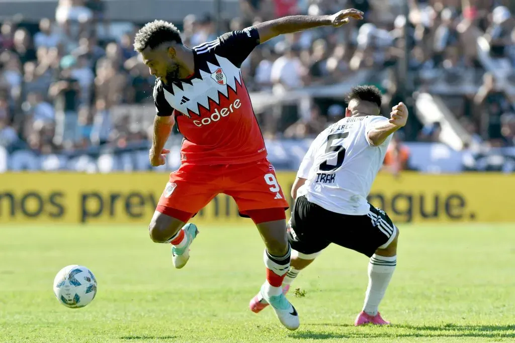 El partido contra Riestra, el último que ganó River. (Foto: IMAGO / Latin America News Agency).