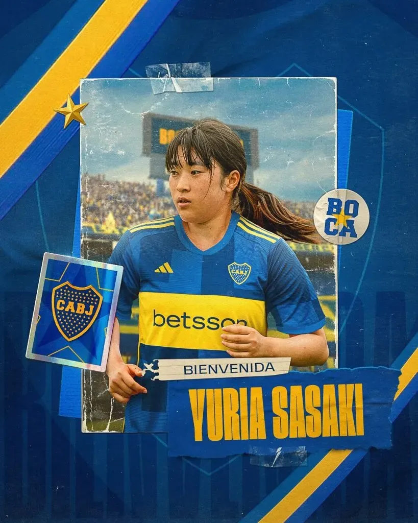 Yuria Sasaki, nueva jugadora de Boca (Prensa Boca)