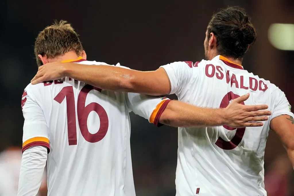 De Rossi y Osvaldo compartieron dos temporadas en Roma.