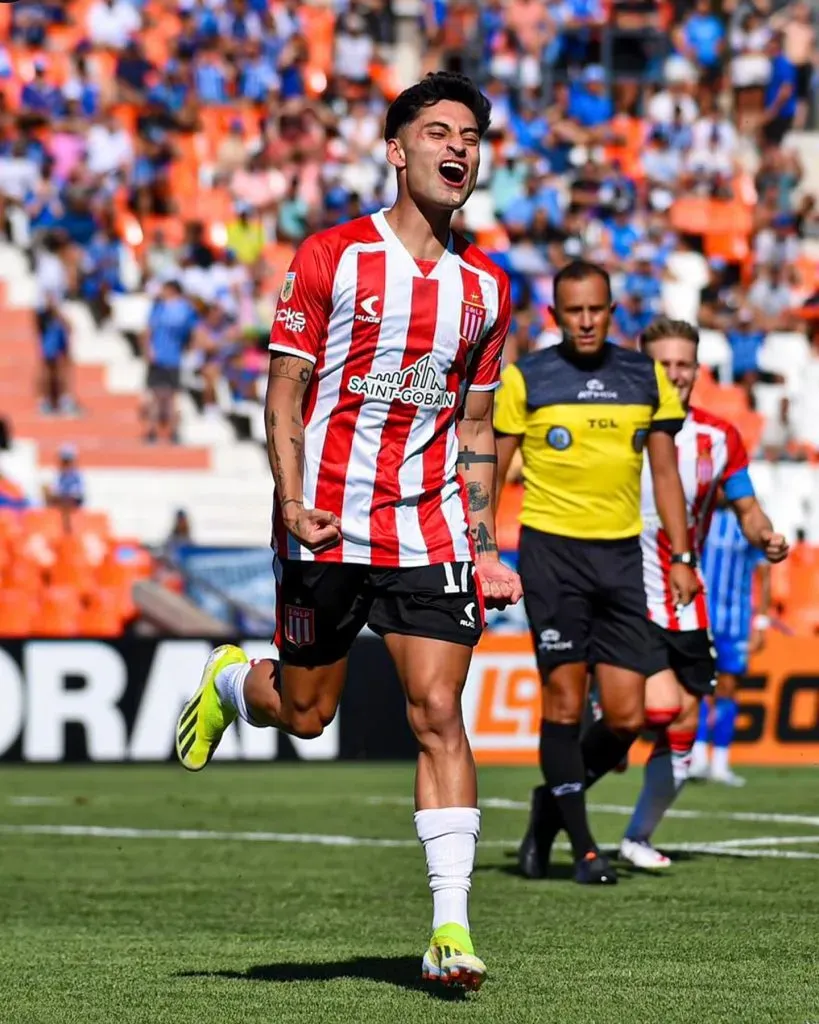 Javier Altamirano, el delantero de Estudiantes. (Foto: Instagram).