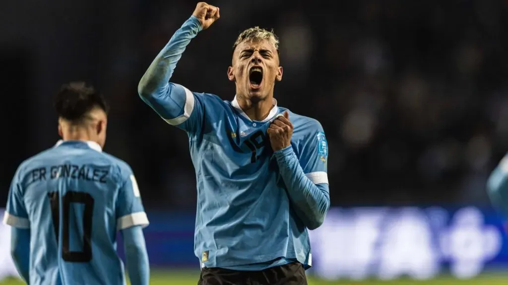 Luciano Rodríguez con el seleccionado uruguayo sub-20. (IMAGO / News Images)