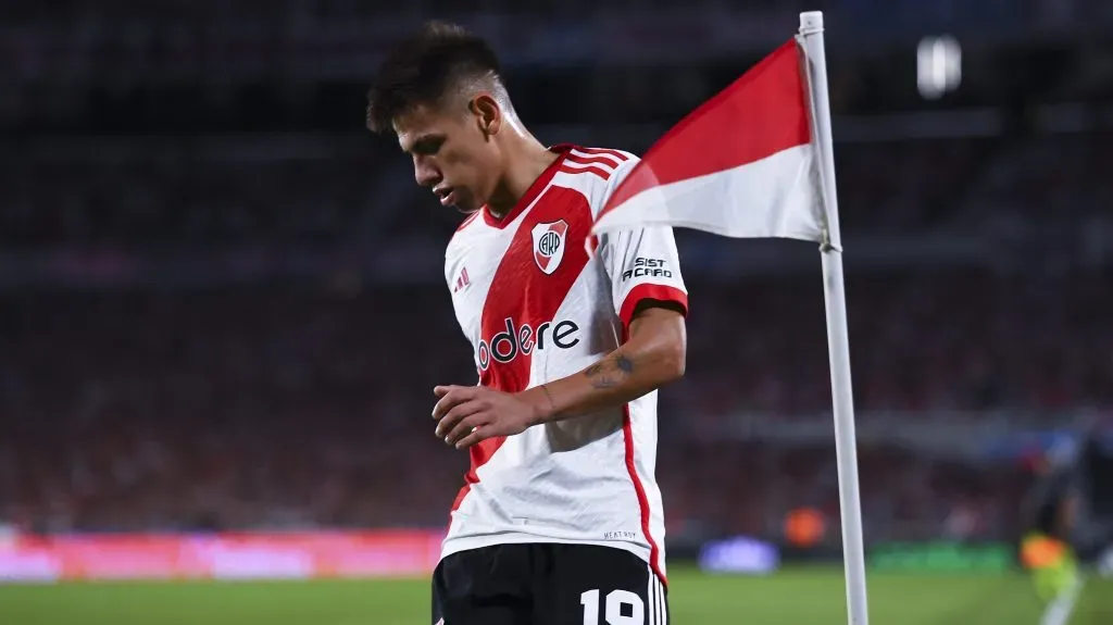 Claudio Echeverri, una de las perlas de River. (Foto: Getty)